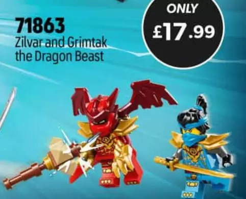LEGO - 71863 Zilvar and Grimtak the Dragon Beast