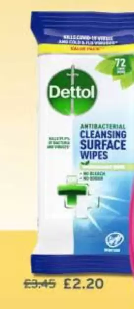 Dettol - Antibacterial Cleansing Surface Wipes
