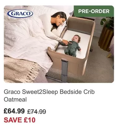 Graco - Sweet2Sleep Bedside Crib