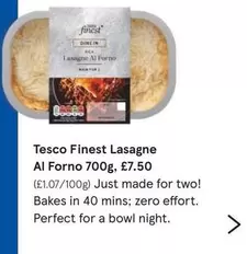 Tesco Finest - Lasagne Al Forno 700g
