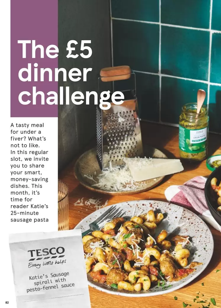 The 
£5 dinner challenge