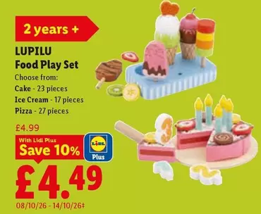 Lidl - Food Play Set