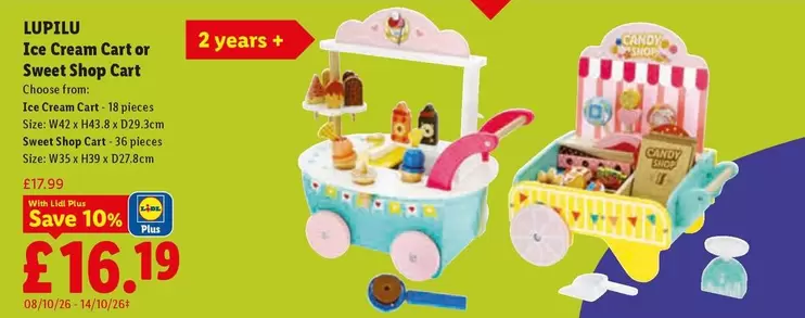 Sweet - Ice Cream Cart or Shop Cart