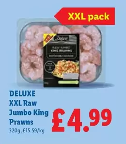 Deluxe - XXL Raw Jumbo King Prawns