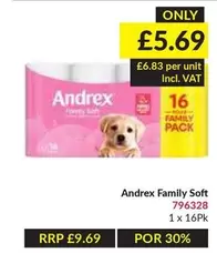 Andrex - Family Soft Toilet Rolls