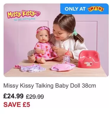 Talking Baby Doll 38cm