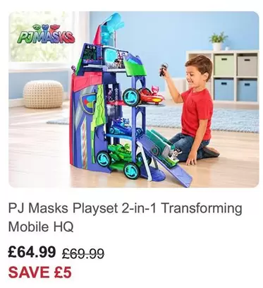 Playset 2-in-1 Transforming Mobile HQ