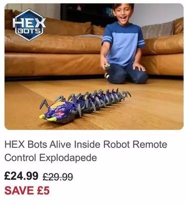 Alive Inside Robot Remote Control Explodapede