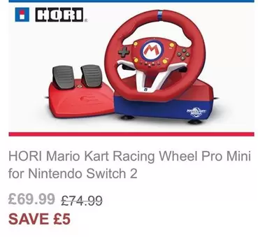 Nintendo - Mario Kart Racing Wheel Pro Mini for Switch