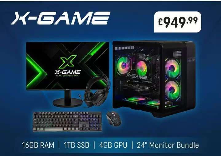 X-GAME Gaming PC Bundle