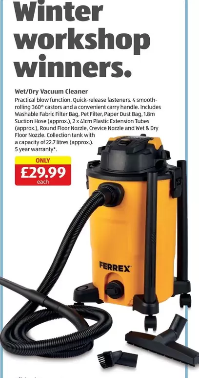 Wet/Dry Vacuum Cleaner