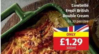 Fresh British Double Cream