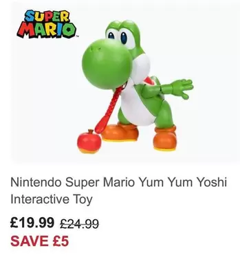 Nintendo - Yum Yum Yoshi Interactive Toy