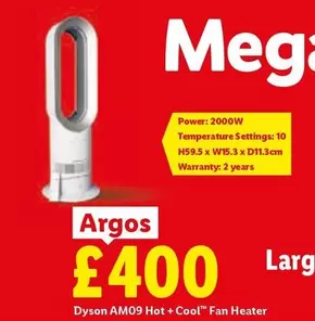 Dyson - AM09 Hot+Cool Fan Heater