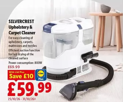 Silvercrest - Upholstery & Carpet Cleaner