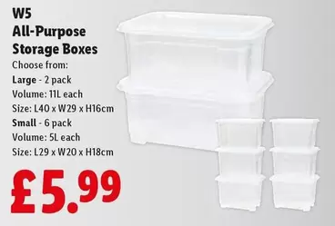 All-Purpose Storage Boxes