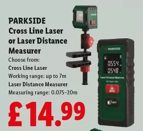Parkside - Cross Line Laser or Laser Distance Measurer