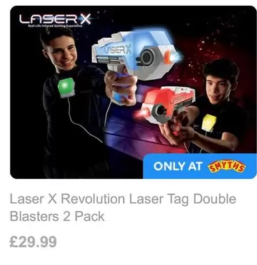 Laser X Revolution Laser Tag Double Blasters 2 Pack