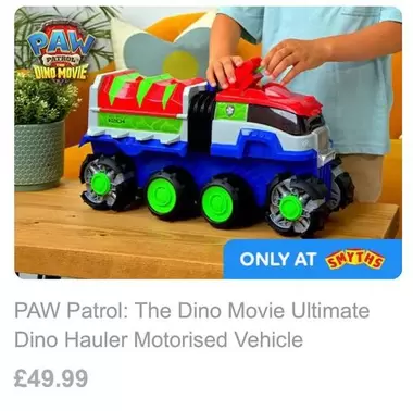 The Dino Movie Ultimate Dino Hauler Motorised Vehicle