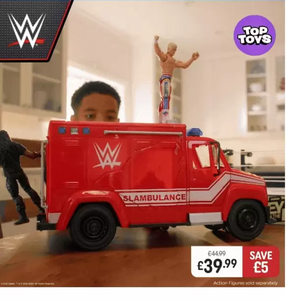 WWE Slam-a-Lance Ambulance with Action Figure
