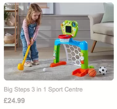 Big Steps 3 in 1 Sport Centre