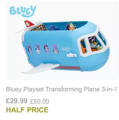 Playset Transforming Plane 3-in-1