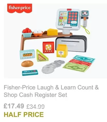Fisher Price - Laugh & Learn Count & Shop Cash Register Set