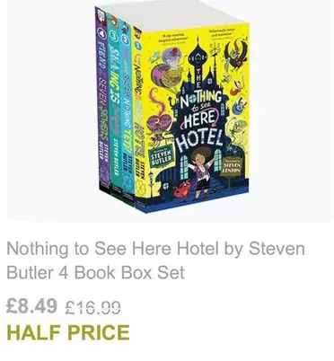 Nothing to See Here Hotel by Steven Butler 4 Book Box Set