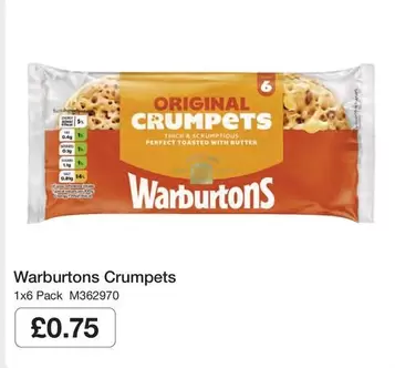 Warburtons - Original Crumpets