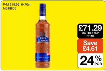 Jules Claron Scottish Mup