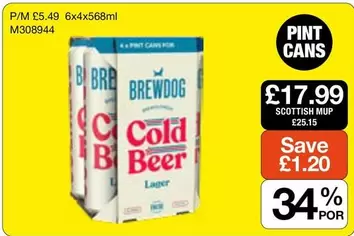 Cold Beer Lager