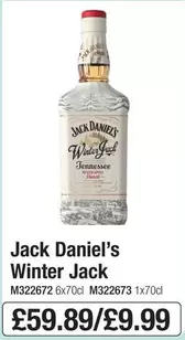 Jack Daniel's - Winter Jack M322672 6x70cl M322673 1x70cl