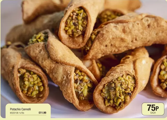 Pistachio Cannoli