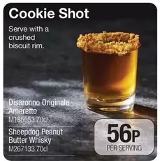 Disaronno - Originale Amaretto M185553 70cl, Sheepdog Peanut Butter Whisky M267133 70cl