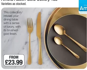 Luxury - Austin Gold Cutlery