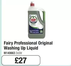 Fairy - Professional Original Washing Up Liquid M140663