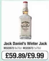 Jack Daniel's - Winter Jack M322672 6x70cl M322673 1x70cl