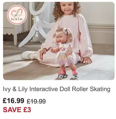 Interactive Doll Roller Skating