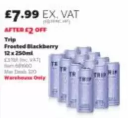 BlackBerry - Frosted Blackberry 12 x 250ml