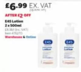 E45 - Lotion 2 x 500ml