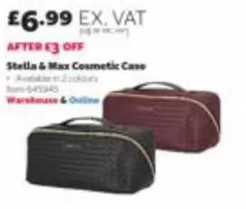 Stella & Max Cosmetic Case