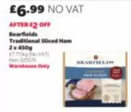 Traditional Sliced Ham 2 x 450g