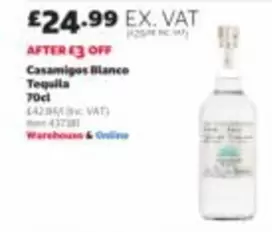 Blanco Tequila 70cl