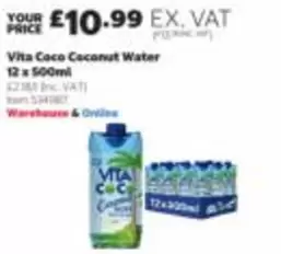 Coconut Water 12 x 500ml