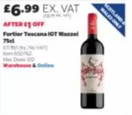 Fortior Toscana IGT Mazzai 75cl