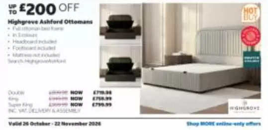 King - Highgrove Ashford Ottomans
