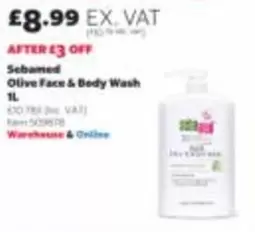 Olive Face & Body Wash 1L