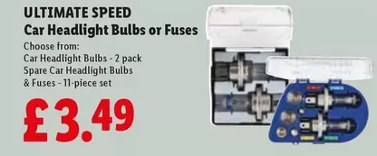 Car Headlight Bulbs or Fuses