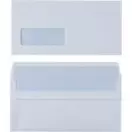 Viking Envelopes with Window DL 220 (W) x 110 (H) mm Self-adhesive Self Seal White 80 gsm Pack of 1000