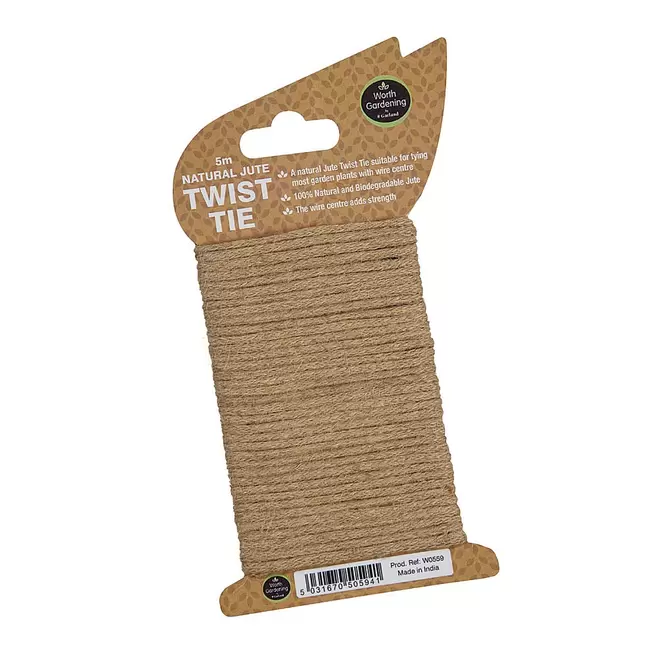 Garland 5m Natural Jute Twist Tie
